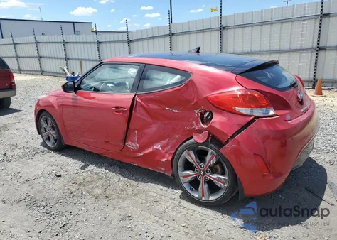 2016 Hyundai Veloster z USA, uszkodzony, nr VIN KMHTC6AD5GU275967